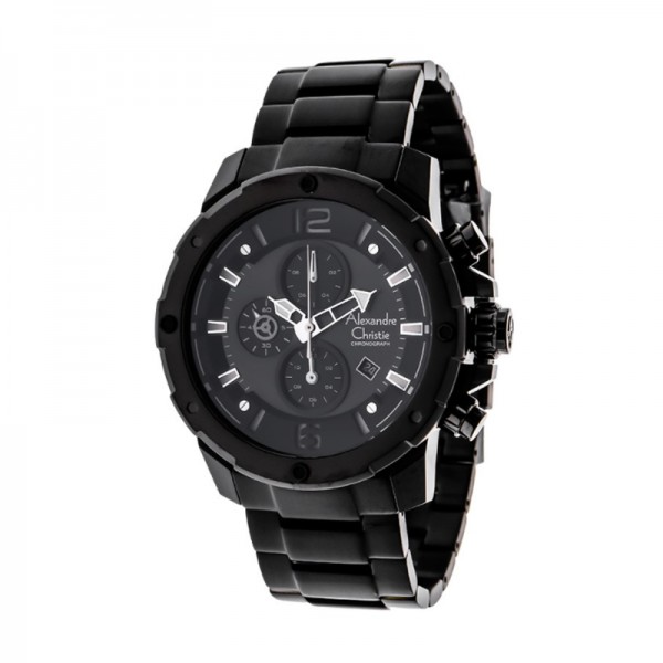 Alexandre Christie AC 6410 Full Black Man MCBIPBA